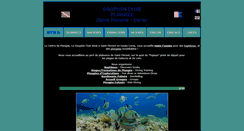 Desktop Screenshot of plongee-saint-florent.com
